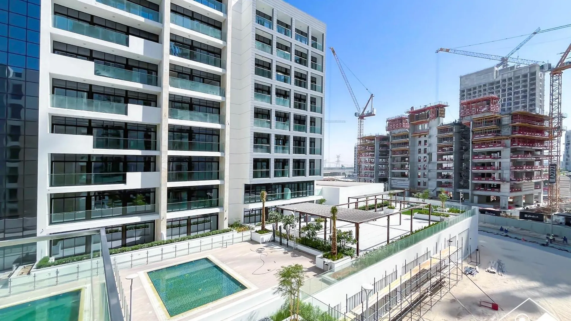 Modern Studio In Riviera Meydan I Pool & Balcony 迪拜 阿拉伯联合酋长国
