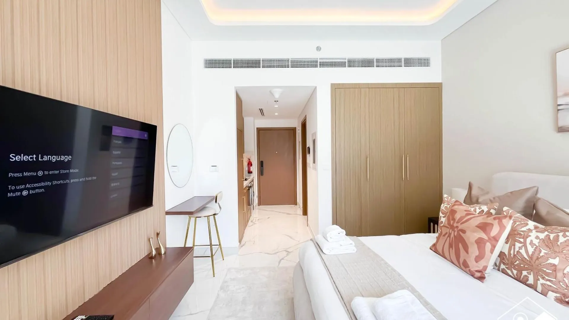 公寓 Modern Studio In Riviera Meydan I Pool & Balcony 迪拜